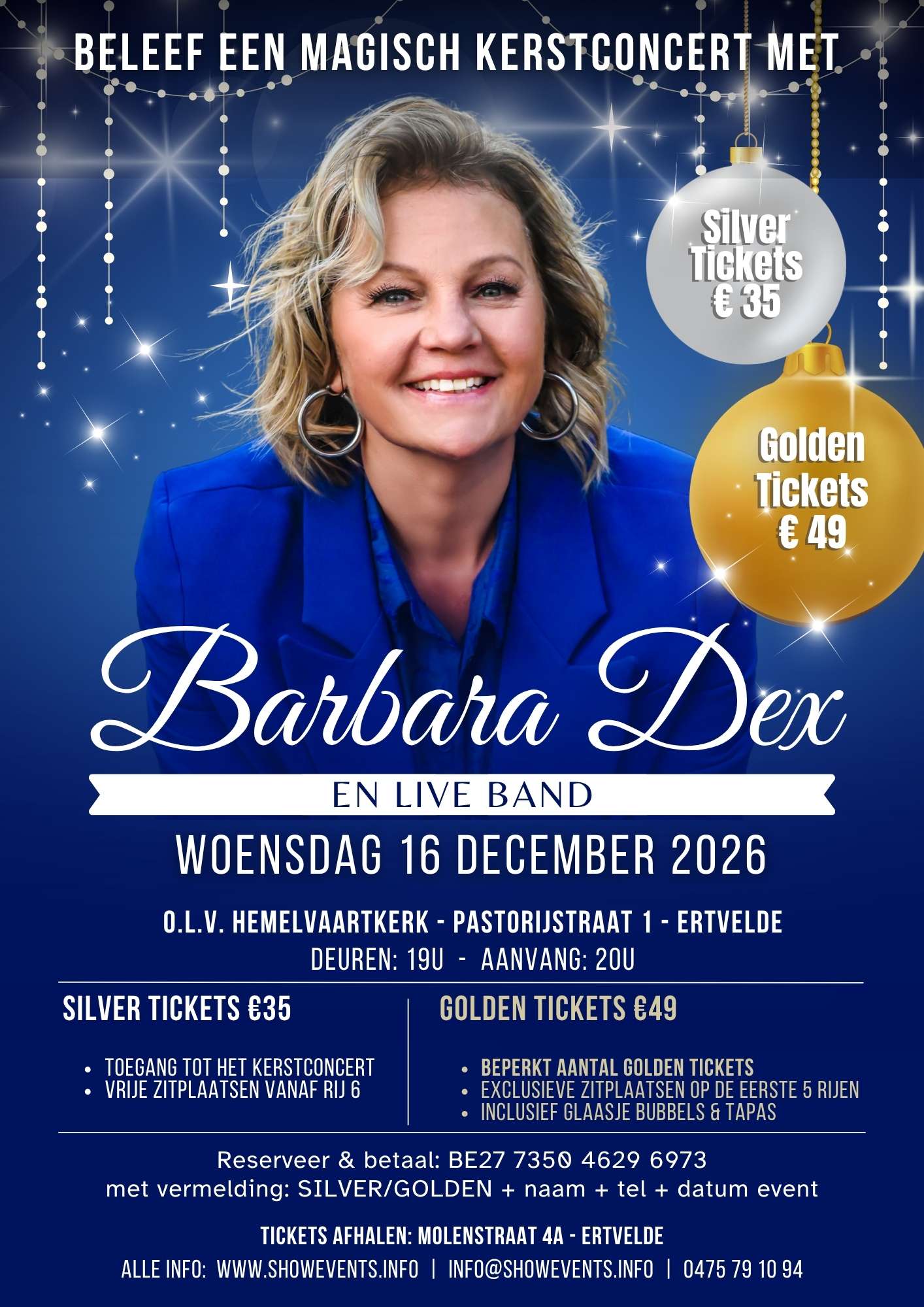 Barbara Dex viert kerst 2026